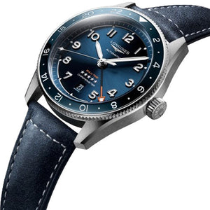 Longines Spirit Zulu Time Sunray Blue Dial Men 42mm