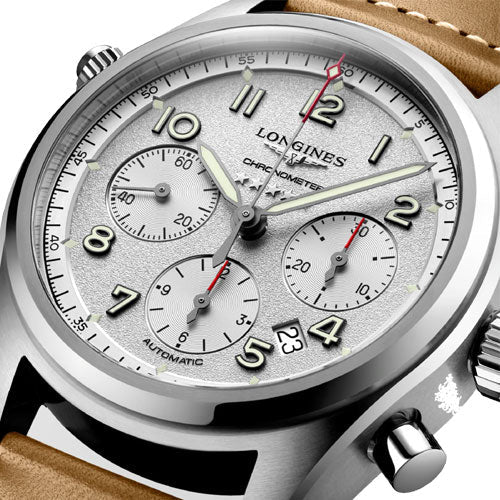 Longines Spirit Silver dial Men 42mm