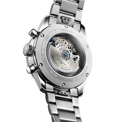 Longines Spirit Flyback Sunray Black Dial Men 42mm