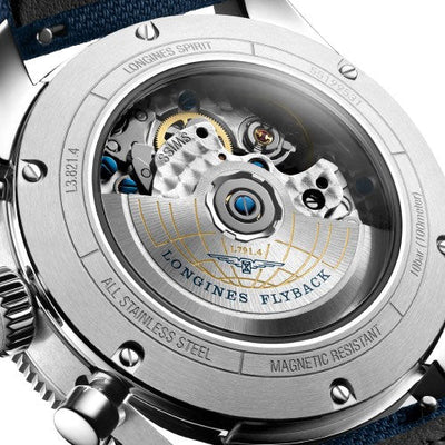 Longines Spirit Flyback Sunray blue Dial Men 42mm