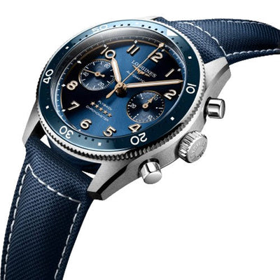 Longines Spirit Flyback Sunray blue Dial Men 42mm