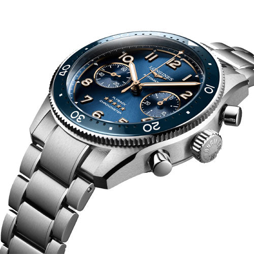 Longines Spirit Pioneer Edition Sunray blue Dial Men 42mm