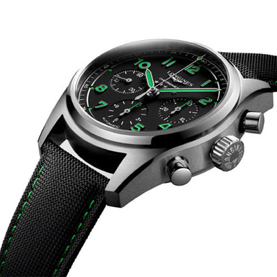 Longines Conquest Black matt Dial Men 42mm