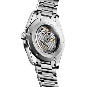 Longines Conquest Sunray silver Dial Men 41mm