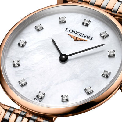 Longines La Grande Classique White Mother-Of-Pearl dial Women 24mm