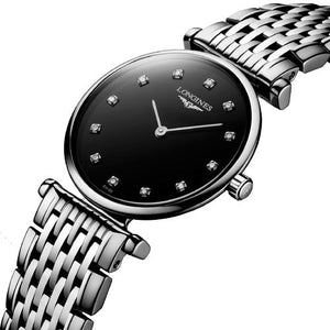 Longines La Grande Classique De Black lacquered dial Women 24mm