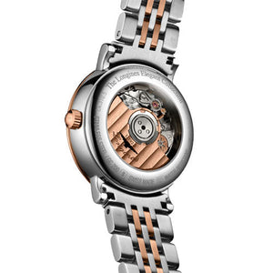 Longines Elegant Collection Striped Silver Dial Women 29mm