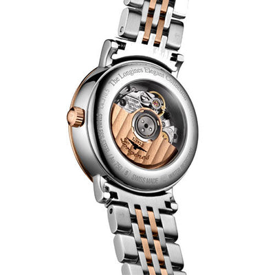 Longines Elegant Collection White Mother-Of-Pearl Dial Women 29mm