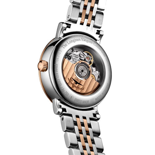 Longines Elegant Collection White Mother-Of-Pearl Dial Women 29mm