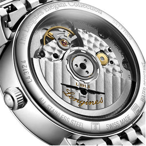 Longines Elegant Collection White mother-of-pearl Dial Women 34.5mm