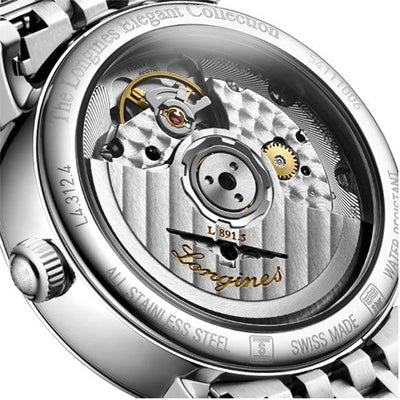 Longines Elegant Collection White mother-of-pearl Dial Women 34.5mm