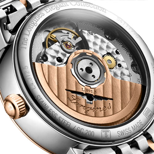 Longines La Grande Classique De Striped Silver Dial Women 34.5mm