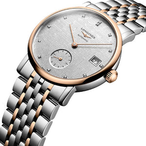 Longines La Grande Classique De Striped Silver Dial Women 34.5mm