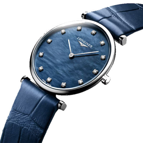 Longines La Grande Classique De Blue mother-of-pearl Dial Women 29mm