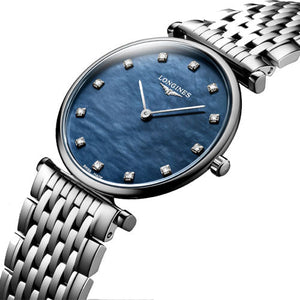 Longines La Grande Classique De Blue mother-of-pearl Dial Women 29mm