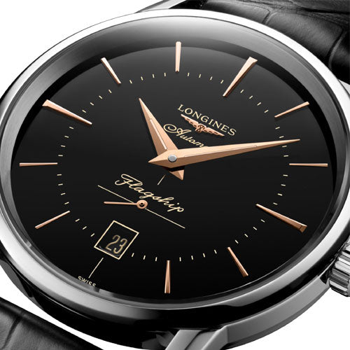 Longines Flagship Heritage Black Dial Unisex 38.5mm