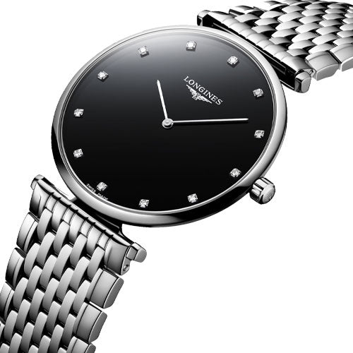Longines La Grande Classique De Black Lacquered Dial Unisex 38mm