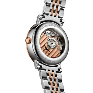 Longines Elegant Collection Striped Silver Dial Men 39mm