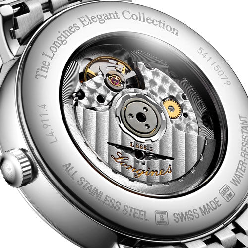 Longines Elegant Anthracite Dial Men 41mm
