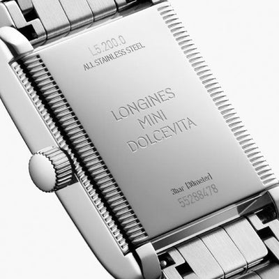 Longines Mini Dolcevita Sunray Silver Dial Women 21.5mm