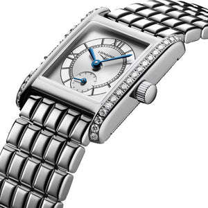 Longines Mini Dolcevita Sunray Silver Dial Women 21.5mm
