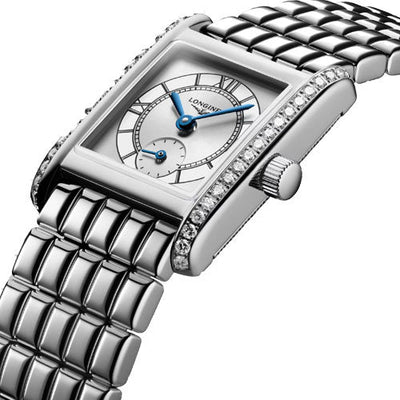 Longines Mini Dolcevita Sunray Silver Dial Women 21.5mm