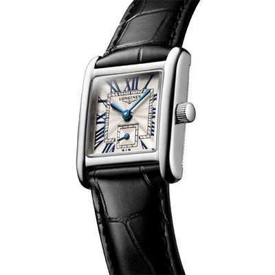 Longines Mini Dolcevita Silver Flinque Dial Women 21.5mm