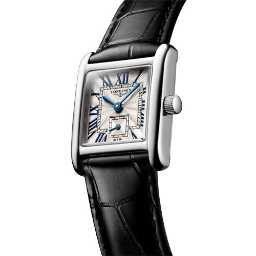 Longines Mini Dolcevita Silver Flinque Dial Women 21.5mm
