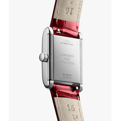 Longines Mini Dolcevita Silver Flinque Dial Women 21.5mm