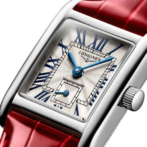 Longines Mini Dolcevita Silver Flinque Dial Women 21.5mm