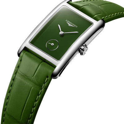 Longines Dolcevita Green Lacquered Polished Dial Women 23.3mm