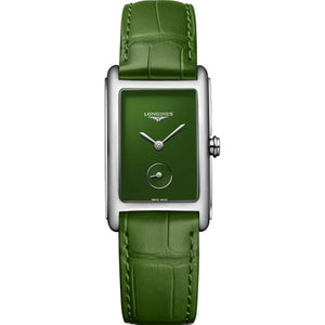 Longines Dolcevita Green Lacquered Polished Dial Women 23.3mm