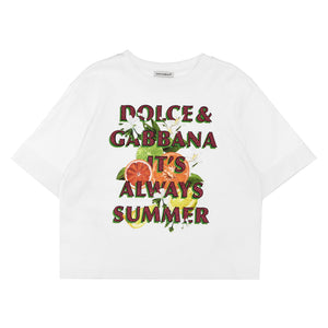 Dolce & Gabbana Glitter Print T-shirt