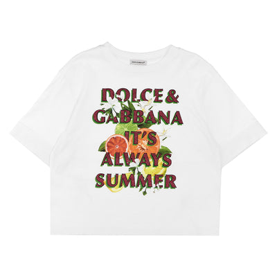 Dolce & Gabbana Glitter Print T-shirt
