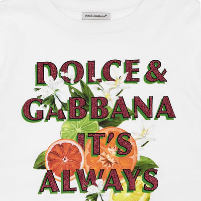 Dolce & Gabbana Glitter Print T-shirt