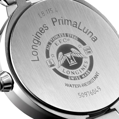 Longines Primaluna White mother-of-pearl Dial Women 30.50mm