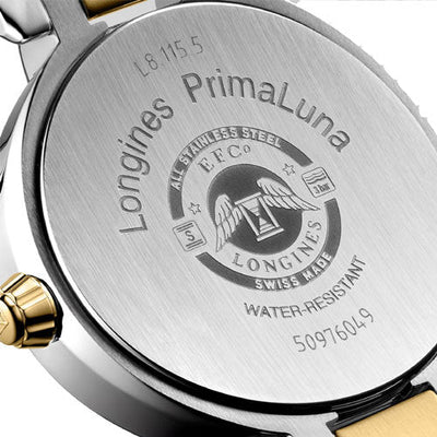 Longines PrimaLuna Gilt Dial Women 30.5mm