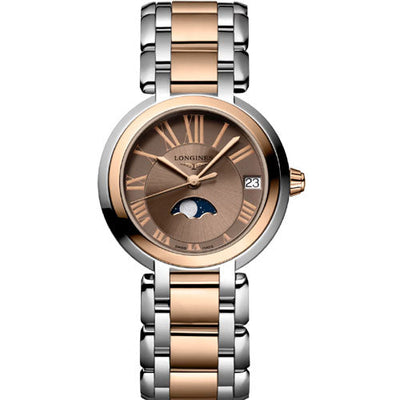 Longines PrimaLuna Taupe Dial Women 30.5mm