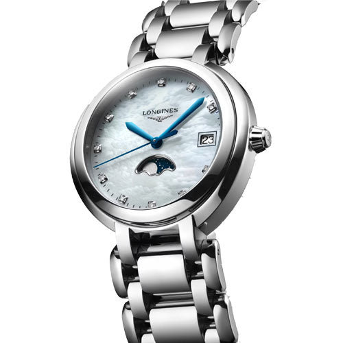 Longines Primaluna White mother-of-pearl Dial Women 34mm