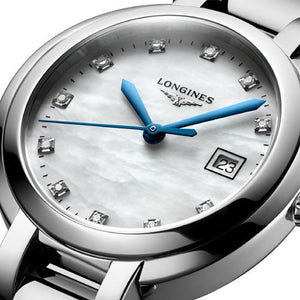 Longines PrimaLuna White Mother-Of-Pearl Dial Women 30mm