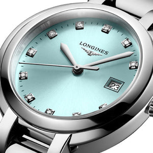 Longines Primaluna Sunray blue dial Women 30 mm