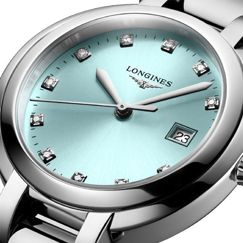 Longines Primaluna Sunray blue dial Women 30 mm