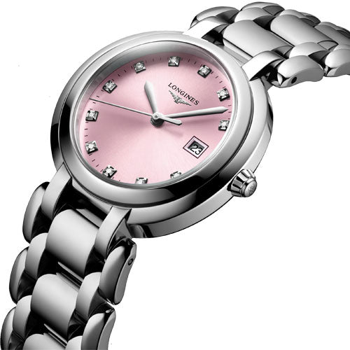 Longines Primaluna Sunray Pink Dial Women 30mm