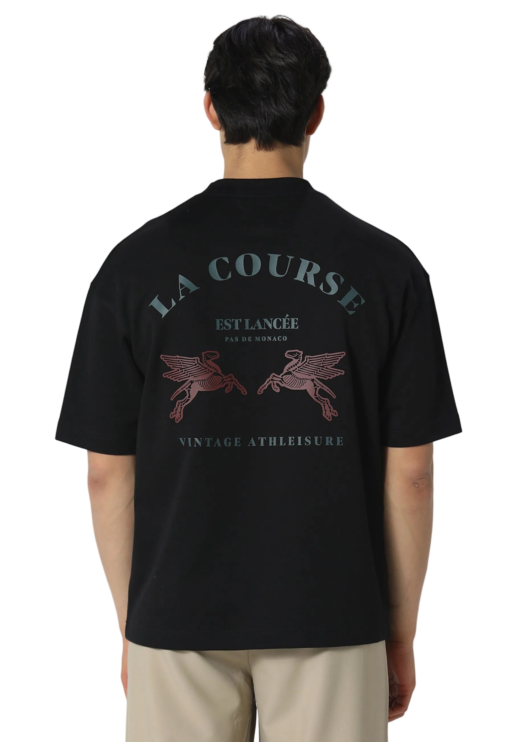Pas De Monaco La Course Black T-Shirt