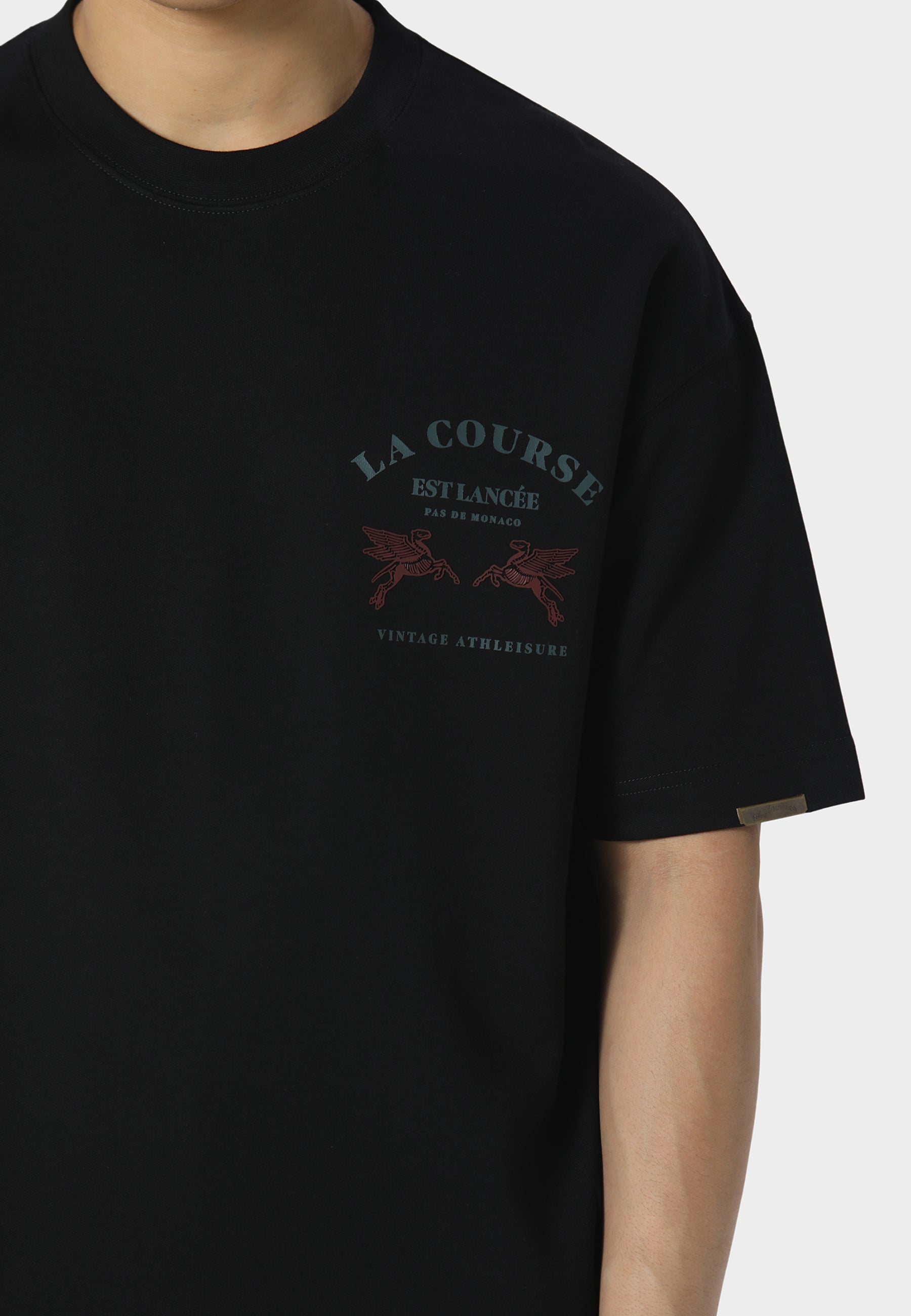 Pas De Monaco La Course Black T-Shirt