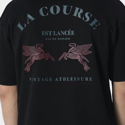 Pas De Monaco La Course Black T-Shirt