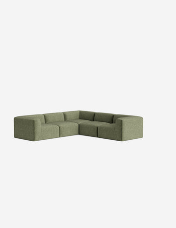 Moss Performance Striated Velvet