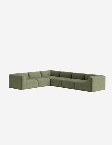 Moss Performance Striated Velvet