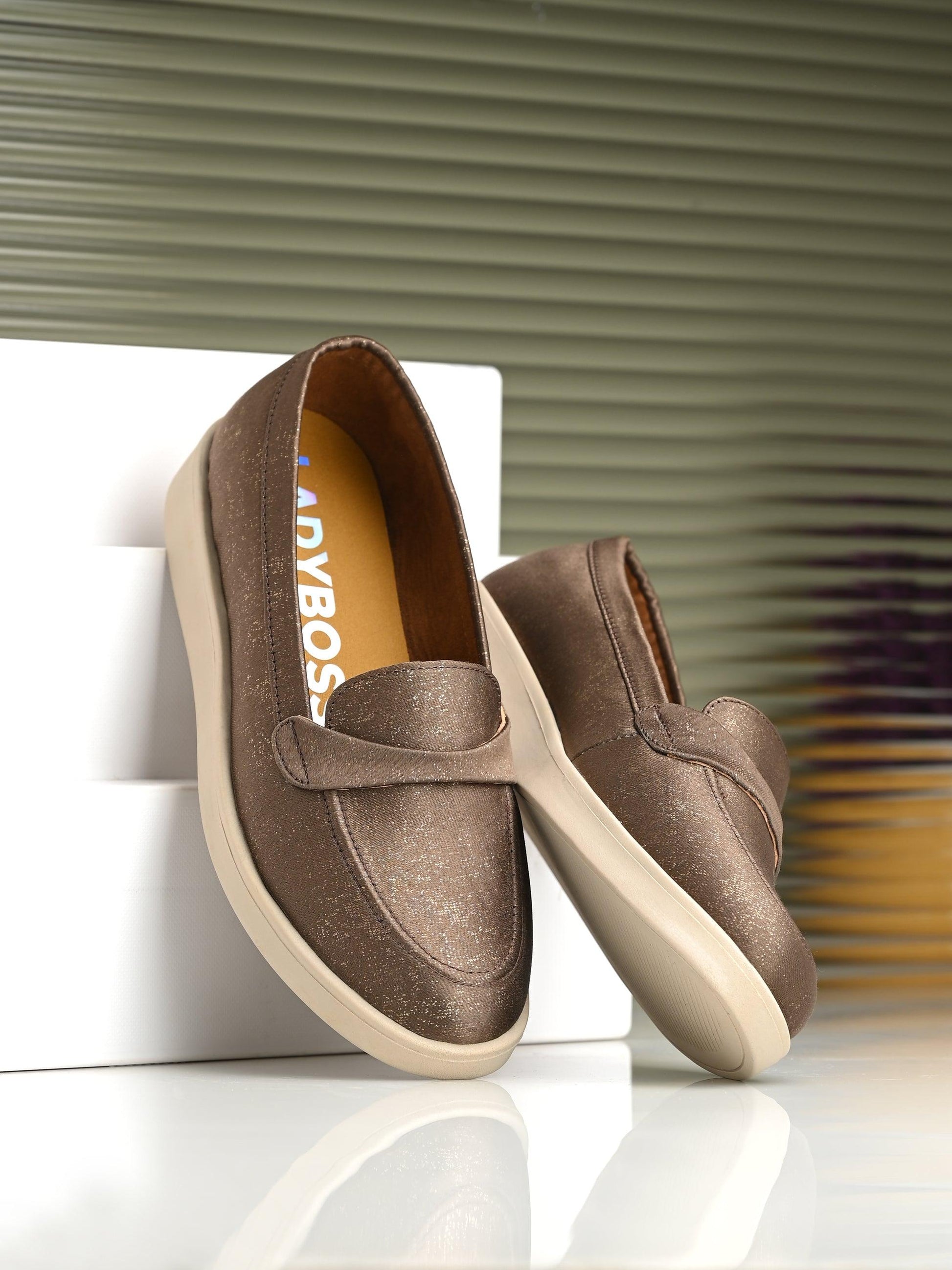 Aero-Glam Casual Loafers by Lady Boss