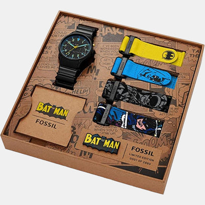 Batman Legacy Men Quartz Black Dial Digital Stainless Steel Watch LE1129SET